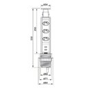 Ver imagem 2 de Torre de Embutir Powerplug G4 com 03 Tomadas 20a e 02 Usb-a Preta Hafele 01 Unidade
