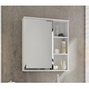 Ver imagem 2 de Espelheira para Banheiro 1 Porta e Prateleiras Branco - Mgm