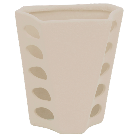 Arandela Ceramica Artesanal Retro Amanda Cor Areia