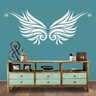 ADESIVO DE PAREDE - TRIBAL ASAS - Branco - 150x63 - 1