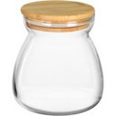 Ver imagem 1 de Pote Hermético de Borossilicato 650ml Transparente 11x8x8cm Mantimentos Cozinha