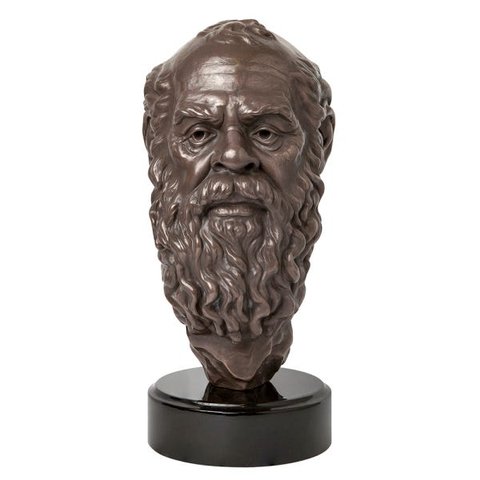 Sócrates | Escultura | Busto | Filósofo Grego | decoração, busto, presente, filosofia