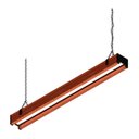 Ver imagem 4 de Luminária Pendente Led Arizona 36w Madeira Maciça Corrente 4000lm