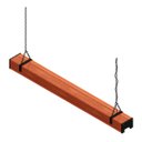 Ver imagem 5 de Luminária Pendente Led Arizona 36w Madeira Maciça Corrente 4000lm