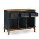 Ver imagem 2 de Balcão de Madeira Maciça 3 Portas e 3 Gavetas - Azul Petróleo