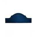 Ver imagem 2 de Cabeceira Queen Provençal Luxo 160X60 Suede Azul Tachas Fumê