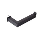Ver imagem 1 de Porta Papel Higiênico Papeleira de Parede Banheiro 14cm em Aço Inox Black Matte Preto Fosco