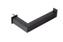 Ver imagem 1 de Porta Papel Higiênico Papeleira de Parede Banheiro 14cm em Aço Inox Black Matte Preto Fosco