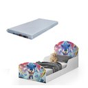 Ver imagem 2 de Cama Adesivada Infantil Menino/menina 100%mdf Personagens com Colchão Incluso:sonic