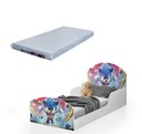 Ver imagem 2 de Cama Adesivada Infantil Menino/menina 100%mdf Personagens com Colchão Incluso:sonic