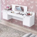 Ver imagem 3 de Penteadeira Camarim Suspenso com Espelho Atração Albatroz Móveis