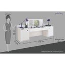 Ver imagem 7 de Penteadeira Camarim Suspenso com Espelho Atração Albatroz Móveis