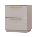 Ver imagem 2 de Mesa de Cabeceira Denver 2 Gavetas Fendi - Pnr Móveis