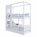 Ver imagem 3 de Treliche Casinha Reta 2 Janelas Madeira Branco