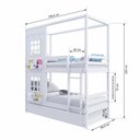 Ver imagem 4 de Treliche Casinha Reta 2 Janelas Madeira Branco
