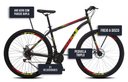 Ver imagem 5 de Bicicleta Cazelle Roma A.29 Tam 18 Aco Carbono F.disco 21v -quadro Preto C/ Adesivo Preto/adesivo Ve