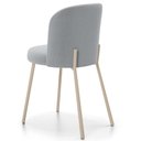 Ver imagem 7 de Kit 02 Cadeiras para Sala de Jantar Cozinha Estofada Gavi Arena L02 Bouclê Cinza - Lyam Decor
