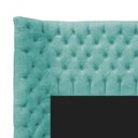 Ver imagem 4 de Cabeceira King Everest P02 195cm para Cama Box Suede - Doce Sonho Móveis Azul Tiffany