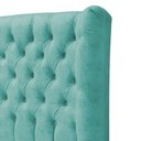 Ver imagem 3 de Cabeceira King Everest P02 195cm para Cama Box Suede - Doce Sonho Móveis Azul Tiffany