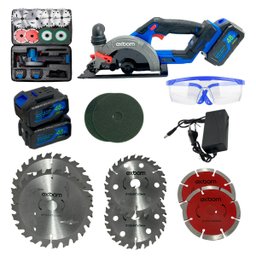 Serra Circular Exbom 48v com 2 Baterias Recarregáveis e Lâminas Inclusas - 3