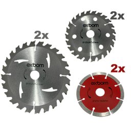 Serra Circular Exbom 48v com 2 Baterias Recarregáveis e Lâminas Inclusas - 9
