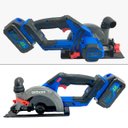 Ver imagem 4 de Serra Circular Exbom 48v com 2 Baterias Recarregáveis e Lâminas Inclusas