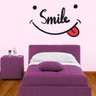 ADESIVO DE PAREDE - FRASE: SMILE - 127X81 - 1