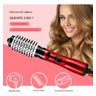 Escova Rotativa 360 Profissional Secadora 2 em 1 Pente de Ar Quente Secador de Cabelo - Elétrica Rot - 4