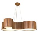 Ver imagem 4 de Lustre Pendente Madeira Amêndola 70cm - My Lamp Store