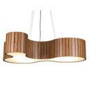 Ver imagem 1 de Lustre Pendente Madeira Amêndola 70cm - My Lamp Store