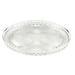 Prato Cristal para Servir com Pé Queen 32Cm - 3