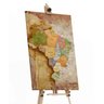 Quadro Mapa do Brasil Vintage 100x76cm - 3