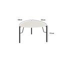 Ver imagem 3 de Mesa Lateral de Apoio P/ Sala 51cm Multiuso com Pés em Metal Cor:luna com Preto