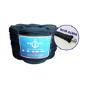 Ver mais imagens de Corda Trançada Pe Virgem S/alma C/aprox. 306 Metros - Preto 8mm