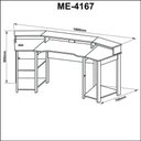 Ver imagem 2 de Mesa Gamer Cockpit Preto-vermelho