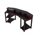 Ver imagem 5 de Mesa Gamer Cockpit Preto-vermelho