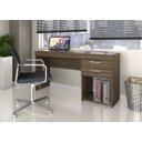 Ver imagem 3 de Mesa para Escritório com 2 Gavetas Notável Móveis - Nogal Trend