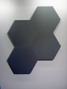 Ver imagem 1 de Painel Acústico Hexagonal Bl Acoustic 2101 - 54x47cm - 1127 Laranja Colonial - Lady - 25mm