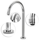 Ver imagem 2 de Torneira Pratica Clean Lavatório Alta Metal Luxo 1/4v