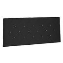 Ver imagem 1 de Cabeceira Painel Casal 1,40m Tânia Suede Preto - Pallazio