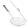 Escumadeira Inox Grande Fritura 20cm Pastel Aço Inoxidável:inox - 4