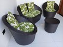 Ver imagem 3 de Conjunto Sofá com Poltronas para Jardim Varanda Área Externa em Alumínio e Fibra Sintética