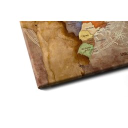 Quadro Mapa do Brasil Vintage 65x48cm - 2