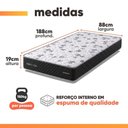 Ver imagem 4 de Colchão Solteiro Espuma D65 Double Face 88x188x19cm Herval