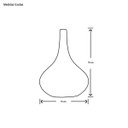 Ver imagem 2 de Vaso Decorativo Verde Enfeite de Mesa Jasmim Pequeno Éden Joelma Decorações