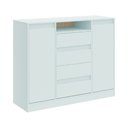 Ver imagem 1 de Cômoda 4 Gavetas Castro Nobre 5065A Branco/Boucle SE