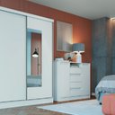 Ver imagem 2 de Cômoda 4 Gavetas Castro Nobre 5065A Branco/Boucle SE