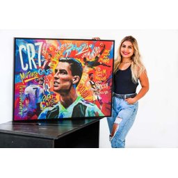 Quadro Robozão 65x48cm Moldura Preta - 3