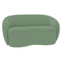 Ver imagem 6 de Sofá 3 Lugares Living Orgânico Sala de Estar 180cm Garbin K04 Bouclê Verde - Mpozenato