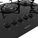 Ver imagem 6 de Cooktop 5 Bocas Tripla Chama Vidro Preto - Fogatti